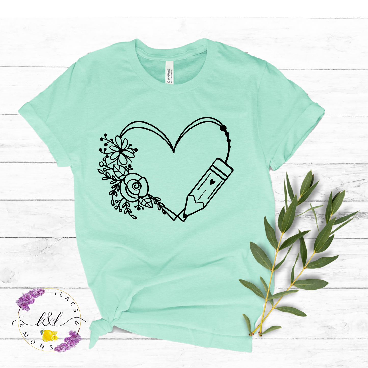 Teacher Heart Shirt