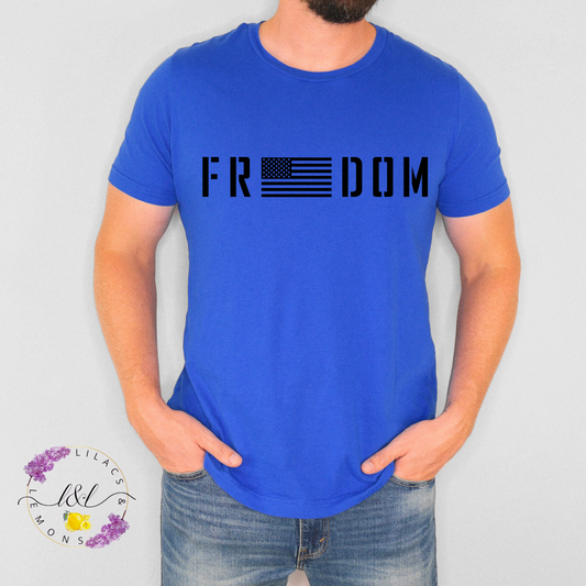 Freedom Flag Men Shirt