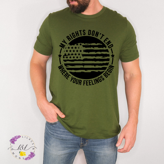 My Rights Your Feelings Men Shirt